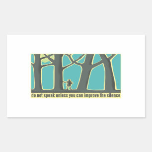 Forest Silence Sticker