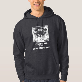 forest slogan design hoodie