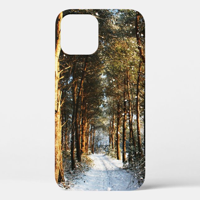 Forest Snow Scene iphcnm Case-Mate iPhone Case (Back)