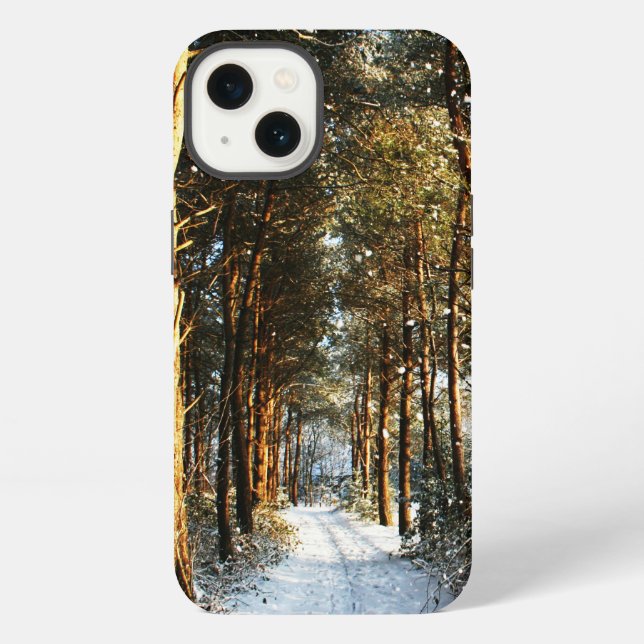 Forest Snow Scene iphcnm iPhone Case (Back)