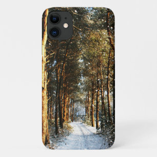 Forest Snow Scene iphm iPhone 11 Case