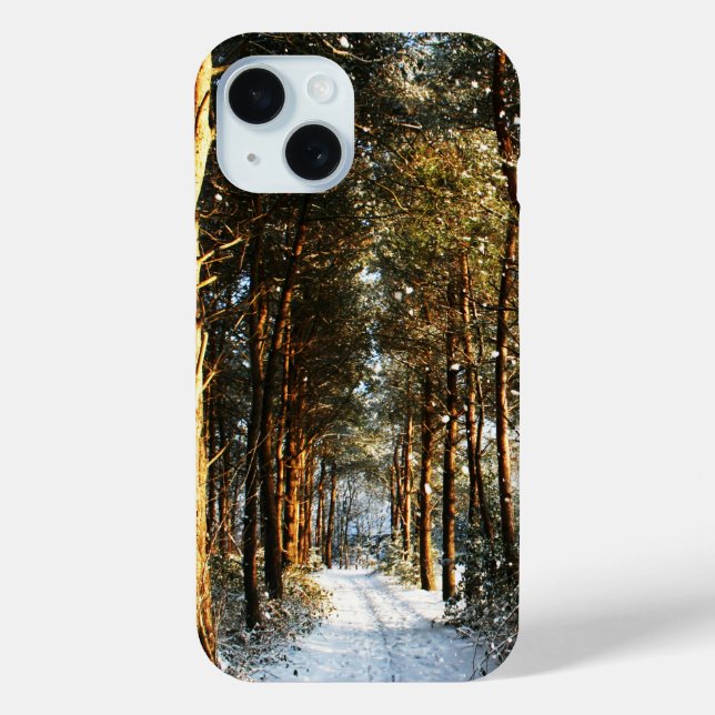 Forest Snow Scene iphm Case-Mate iPhone Case (Back)