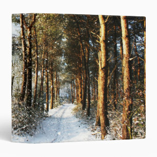 Forest Snow Scene rbcna Binder
