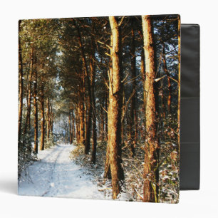 Forest Snow Scene rbcnm Binder