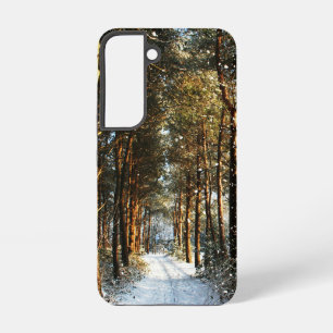 Forest Snow Scene sgcna Samsung Galaxy Case