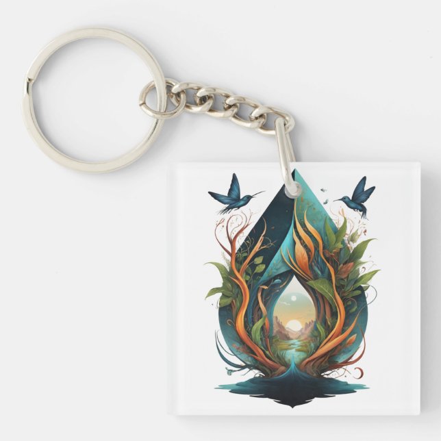 forest song-3  keychain (Front)