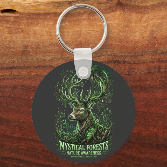 Forest Spirit Keychain (Front)