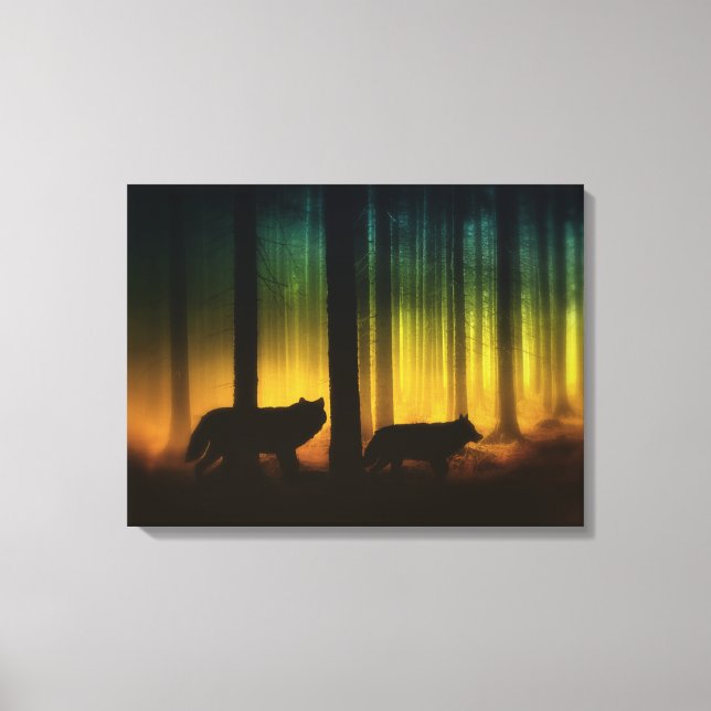 Forest Spirits Canvas Print (Front)
