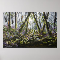 Forest Spirits Print of Oil Painting