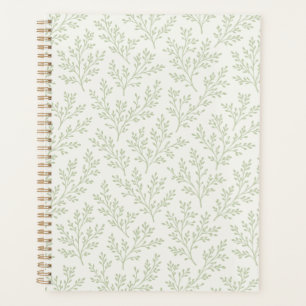 Forest Sprigs Soft Olive - Neutral Planner