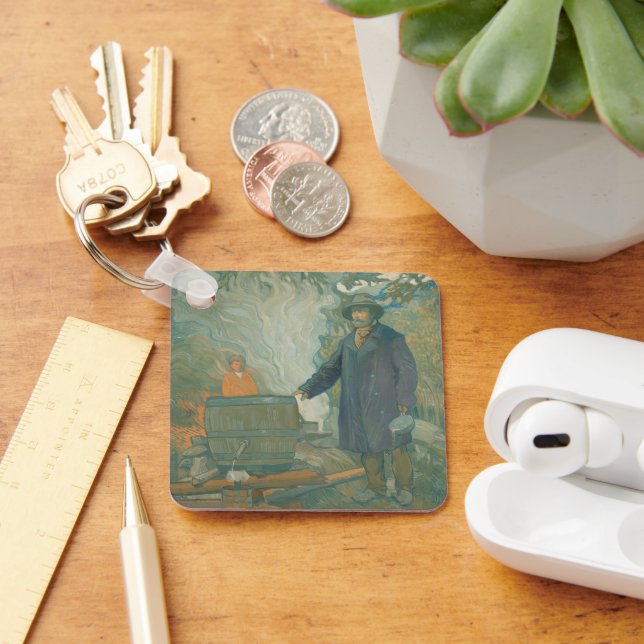 Forest Still Moonshiners White Lightning Liquor Keychain (Desk)