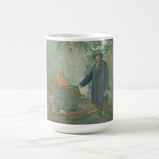 Forest Still Moonshiners White Lightning Liquor Magic Mug (Center)