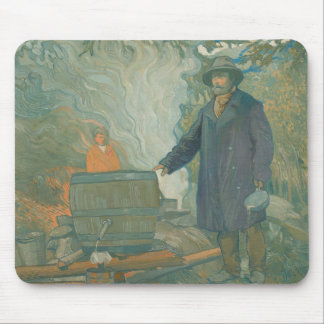 Forest Still Moonshiners White Lightning Liquor Mouse Pad