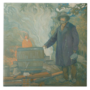 Forest Still Moonshiners White Lightning Liquor Tile