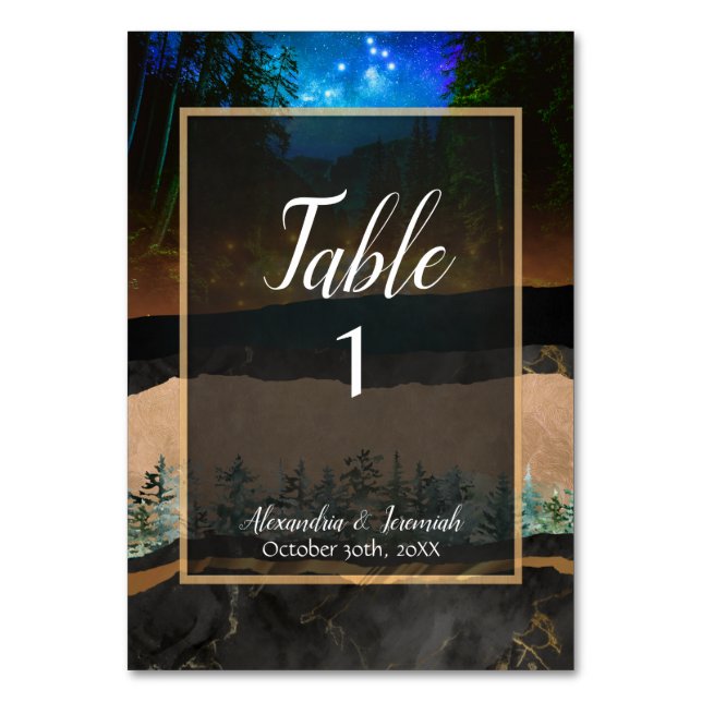 Forest Table Number (Front)