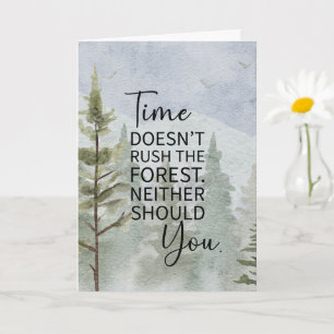 Forest-Themed Card – Inspirational Nature