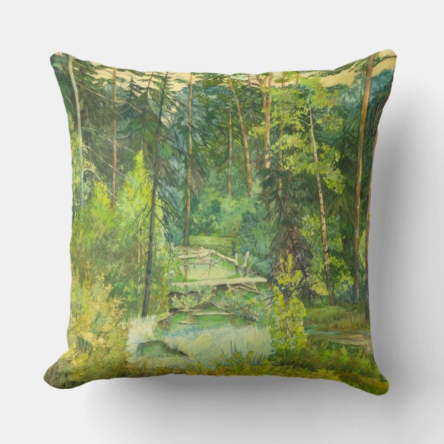 forest throw pillow (Front)