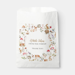 Forest Token Woodland Baby Shower Favour Bag