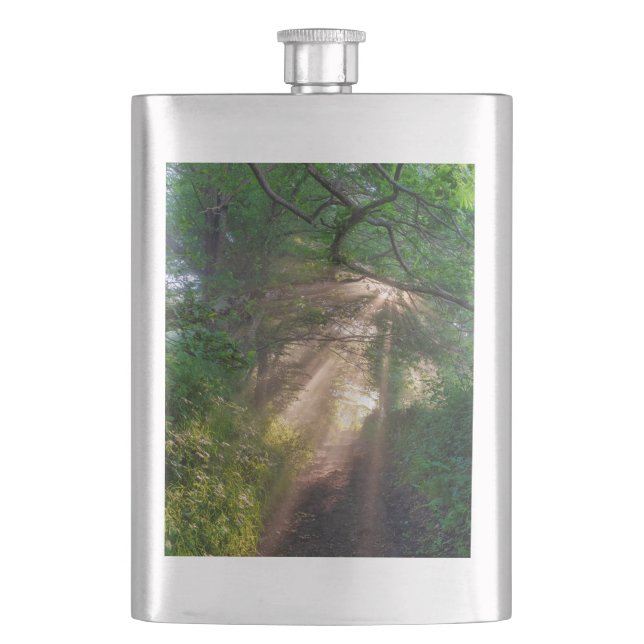 Forest trail hip flask (Front)