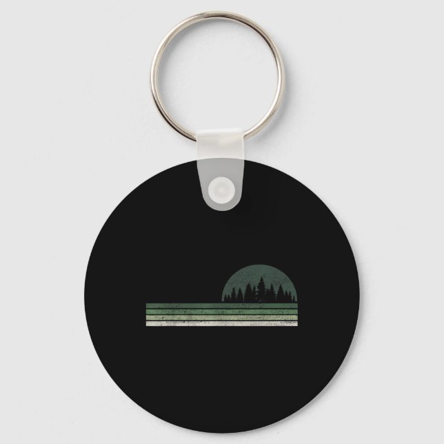 Forest Tree Natural Trees Environmental Protection Keychain (Front)