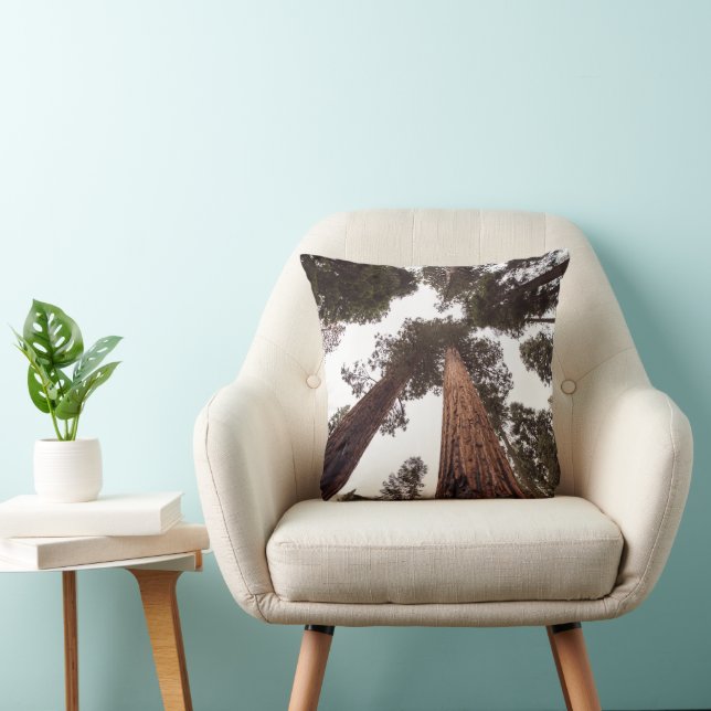 forest, tree throw pillow (Chair)