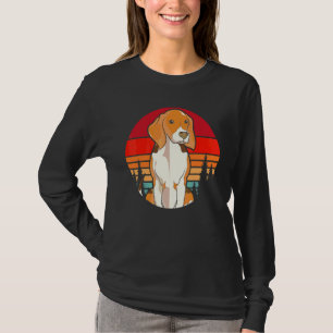 Forest Trees Dog Owner Cute Pet Dog Retro Beagle T-Shirt