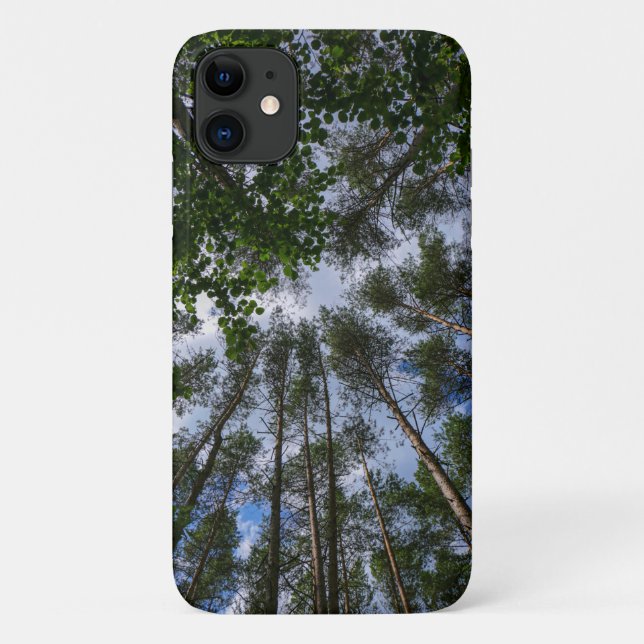 Forest Trees Sky Belarus Nature iPhone 11 Case (Back)