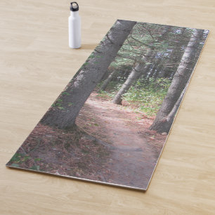 Forest Trial and Trees Yoga Mat