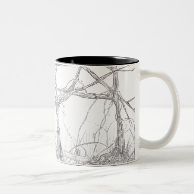 Forest Two-Tone Coffee Mug (Right)