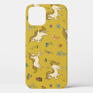 Forest Unicorn: Vintage Floral Pattern iPhone 12 Case