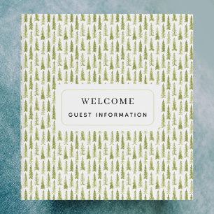 Forest Vacation Guest Information Binder