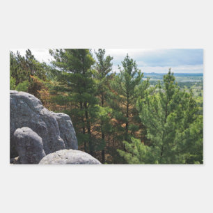 Forest Valley Overlook at Castle Mound Sticker