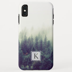 Forest Vibes   Fog Misty Monogram iPhone XS Max Case