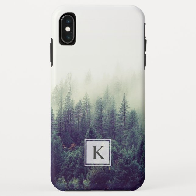Forest Vibes | Fog Misty Monogram Case-Mate iPhone Case (Back)