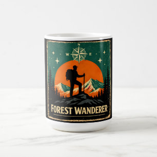 Forest Wanderer – Ancient Woods Nature Explorer Coffee Mug