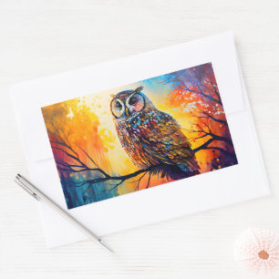 Forest Watchers, forest dwellers, owl Sticker