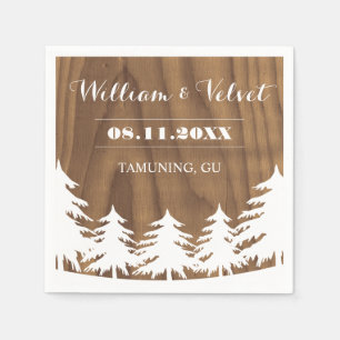 Forest Wedding Napkins