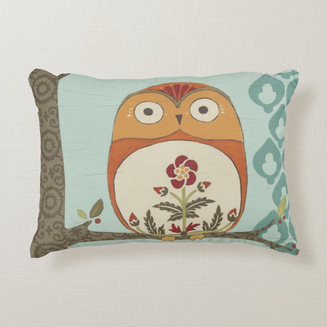 Forest Whimsy II Decorative Pillow (Front)
