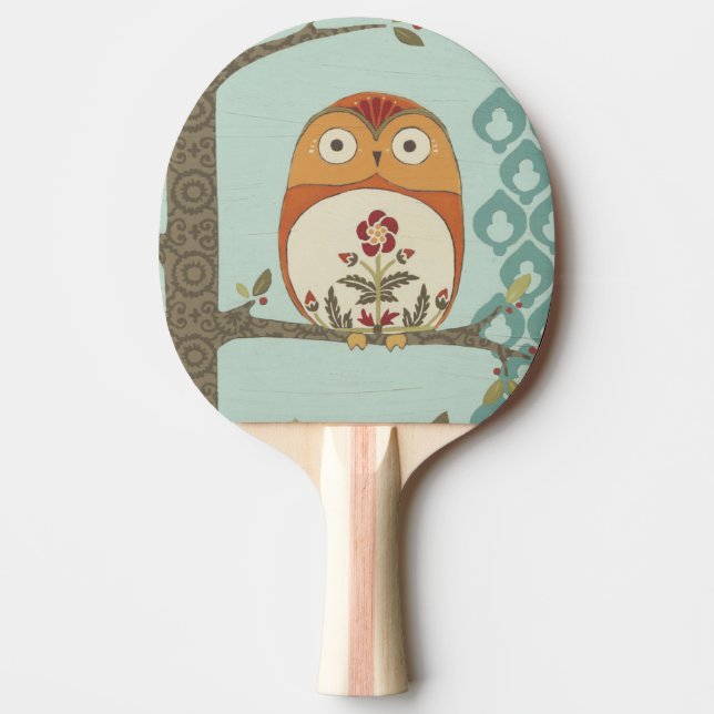 Forest Whimsy II Ping Pong Paddle (Front)