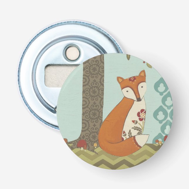 Forest Whimsy III Bottle Opener (Front)