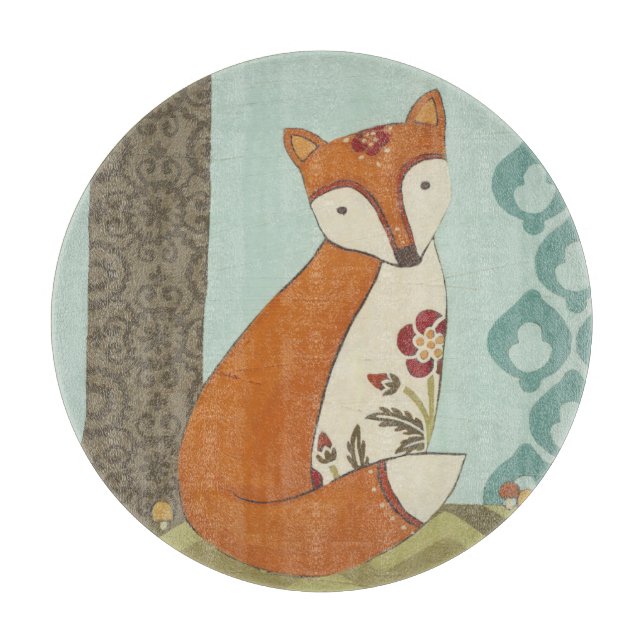 Forest Whimsy III Cutting Board (Front)