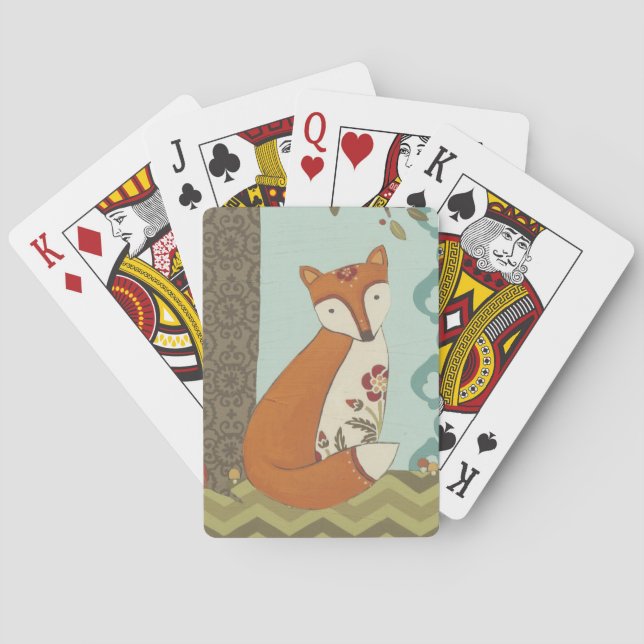 Forest Whimsy III Playing Cards (Back)