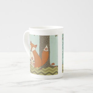 Forest Whimsy IV Bone China Mug
