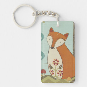 Forest Whimsy IV Keychain