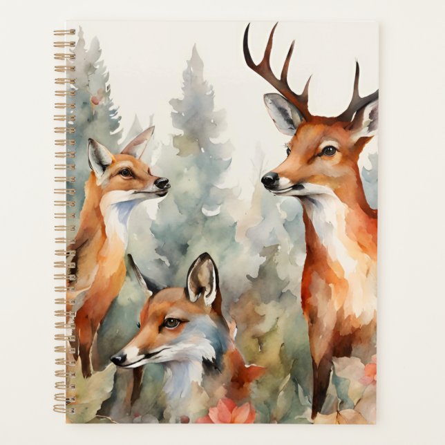 Forest Whispers Planner (Front)