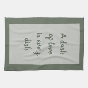 Forest - White Kitchen Towels