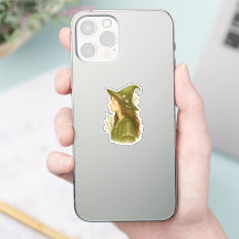 Forest Witch Botanical Sticker