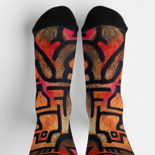 Forest Witch, Paul Klee Abstract Art Socks