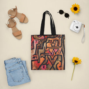 Forest Witch, Paul Klee Abstract Art Tote Bag