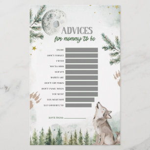 Forest Wolf Advices for Mom-to-be Games